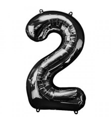 BALÃO PRETO NUMERO 2